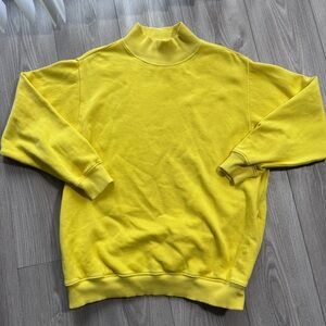 Aerie Women's Bright Yellow Sweatshirt